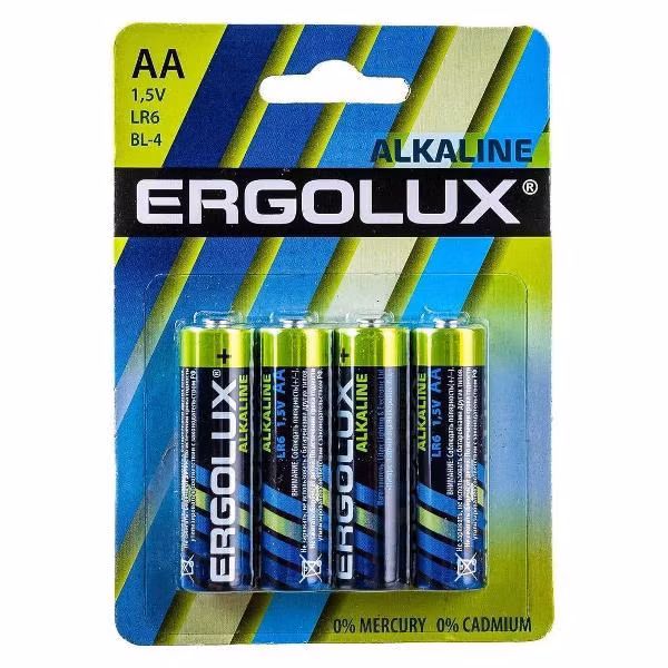 Батарея Ergolux LR6 BL-4