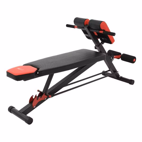 Скамья силовая UnixFit 4 в 1 универсальная / нагрузка на скамью до 260 кг / спортивный тренажер для дома, доска для отжиманий