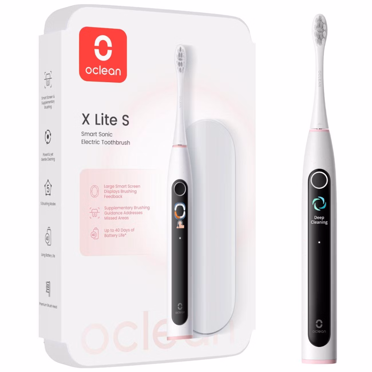 Электрическая зубная щетка Oclean X Lite Set Gray