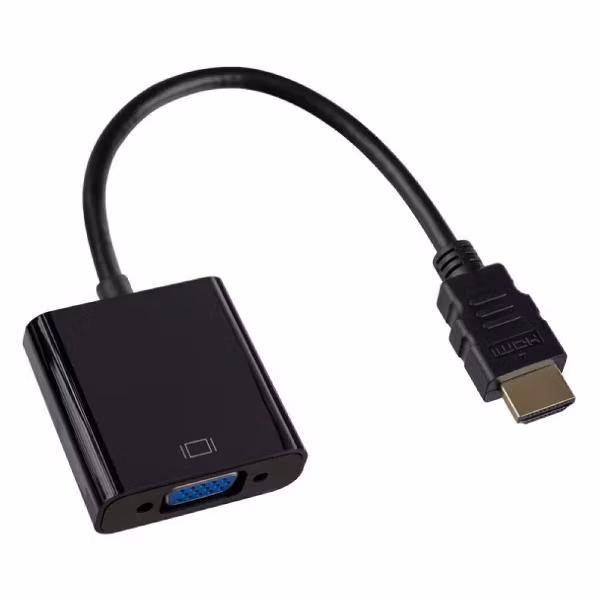 Переходник для кабеля компьютера Perfeo HDMI A вилка - VGA/SVGA розетка (A7022)