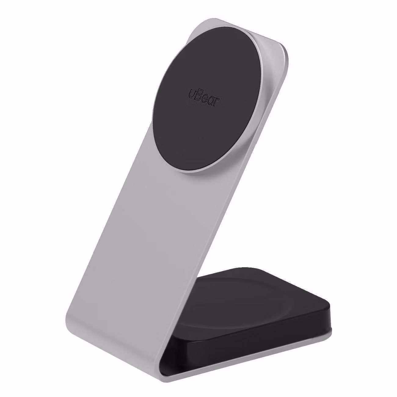 ЗУ беспроводное для планшета uBear Level 2in1 Silver