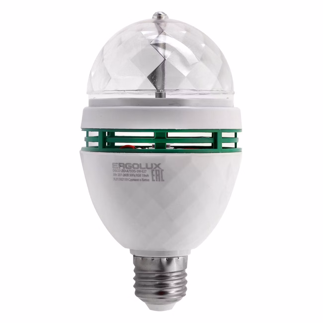 Лампочка Ergolux LED-A75DIS-3W-E27