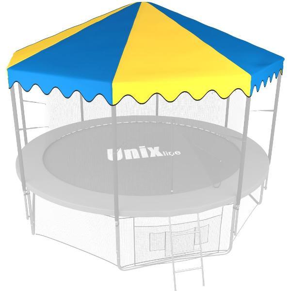 Крыша для батута UNIX line 14 ft диаметром до 427 см, синий, желтый